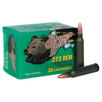 Brown Bear .223 Remington 62gr Hp 20-pack