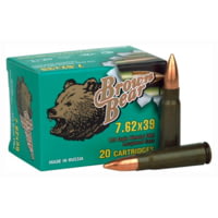 Brown Bear 7.62x39 123gr. Fmj 500rd Case