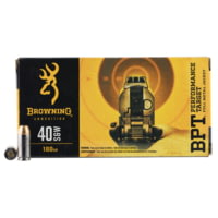 Browning BPT Performance Target Pistol .38 Special 130 Grain Full Metal Jacket Brass Cased Centerfire Pistol Ammunition