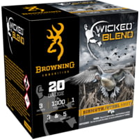 Browning Ammo B193432033 Wicked Blend 20Gauge 3" 1oz 3/5BI Shot 25 Per Box/10 C