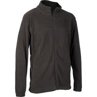 Browning Bg Men's Fleece Jacket Charcoal W/buck Mark Logo<