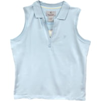 Browning Bg Women's Sleeveless Polo Large Ice Blue&lt;