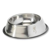 Browning Water Bowl, Non-Tip, Stainless Steel