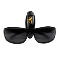 Browning Eyewear Gold/Pink Buckmark Visor Clip - Sunglass Accessory
