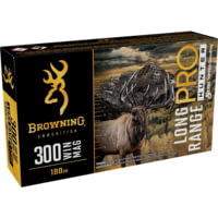 Browning Long Range Pro .300 Winchester Short Magnum 180 grain Sierra Tipped GameKing Brass Cased Centerfire Rifle Ammunition