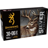 Browning SILVER 30-06 SPRG 180 Grain Plated Soft Point Brass Rifle Ammunition