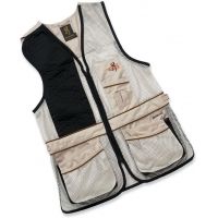 Browning Deluxe Mesh Shooting Vest, Khaki/Khaki