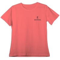Browning Womens Mo Country Buckheart S/S Tee - Classic