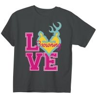 Browning Youth Graphic Varsity Buckheart Short Sleeve T-Shirt