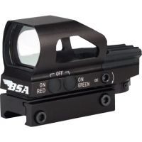 BSA Optics Panoramic Red/Green Illuminated Dot Sight