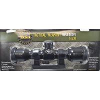 BSA Optics Tactical Weapon 4x30mm, Mildot Reticle w/ Rings Scope
