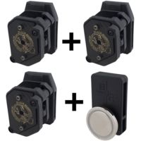 Black Scorpion Outdoor Gear IPSC / USPSA Black Scorpion 3 Storm I Pouches w/ 1 Magnetic Magazine Pouch