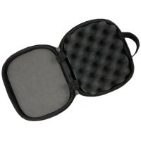 Bulldog Cases &amp; Vaults 9 In. x 12 In. Black Molded Nylon Pistol Case w/ Handles and Egg Crate Foam