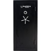 Bulldog Cases &amp; Vaults 59x24x22 Deluxe Fire Rated Floor Vault w/ Mech. Lock &amp; Shelves - black