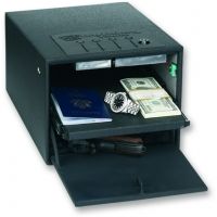 Bulldog Cases &amp; Vaults 14x10x8 Deluxe Pistol Vault w/ Light, Shelf, Power