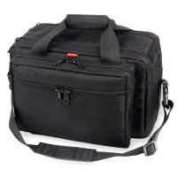 Bulldog Cases &amp; Vaults Extra Large Deluxe Black Range Bag w/ Pistol Rug