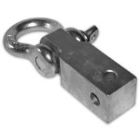 Bulldog Winch 2x2in Receiver with 3/4in Shackle