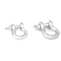 Bulldog Winch Silver Zinc Plated Shackles