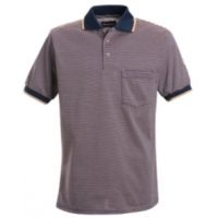 Bulwark Short Sleeve Striped Polo, Nomex IIIA