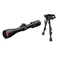 Burris Fullfield II 3-9x40mm Ballistic Plex Rifle Scope AND Burris Bipod - 9in-13in Steel Swivel-head