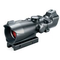 Bushnell Trophy 1x32 Rifle Scope, Matte Black - Red &amp; Green T-Dot Reticle