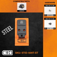 C&amp;H Precision Weapons Optics Adapter Plate Staccato Duo Low Witness