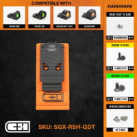 C&amp;H Precision Weapons SIG X-Series Romeo1 Pro Adapter Plate