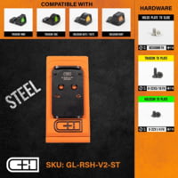 C&amp;H Precision Weapons V2 Steel Mil/LEO Adapter Plate