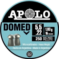 Hatsan Apolo Domed Air Rifle Pellets 22 Cal 16 gr 250 Round