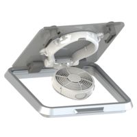 Caframo Taku 7620 12V Hatch Fan w/Suction Mount &amp; Light