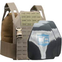 Caliber Armor Caliber AR550 DV8 - Level III+ Body PolyShield Armor Complete Plate Carrier Package