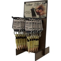 Caliber Gourmet 308 Bottle Opener Keychain, Display of 12