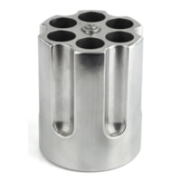 Caliber Gourmet CBG1007 Caliber Gourmet Cylinder Pen Holder Silver Aluminum 3.25