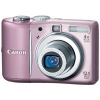 Canon PowerShot A1100 IS 12.1-megapixel Digital Camera Kit Pink 3447B001