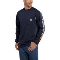 Carhartt Flame-Resistant Force Cotton Graphic Long Sleeve T-Shirt - Men's