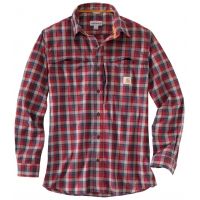 Carhartt Force Reydell Long-Sleeve Shirt - Men's-Dark Crimson-Large