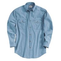 Carhartt Fort Long Sleeve Shirt LW Chambray Bfnt Relaxed Fit - Men's