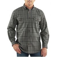 Carhartt Fort Plaid Long-Sleeve Shirt - Men's-Black-Medium