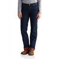 Carhartt Original Fit Blaine Flannel Lined Jean for Womens