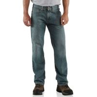 Carhartt Straight Leg Relaxed Fit Jean - Men's-Light Weathered Blue-30 Waist-Regular Inseam