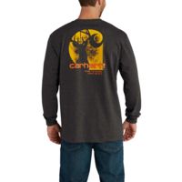 Carhartt Workwear Graphic Time To Earn That Buck Long-Sleeve T-Shirt for Mens