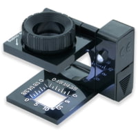 Carson 10x Lighted Linen Test Compact Magnifier Loupe LT-10