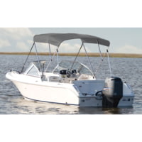 Carver Fully Assembled 3-Bow Round Tube Sunbrella Bimini Complete Top Kit 73" - 78" Widths