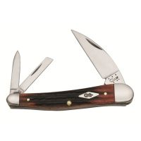 Case 6335WH Crimson Bone Seahorse Whittler Folding Knife