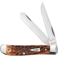 Case Mini Trapper Brown Peachseed Stainless Steel Folding Knife