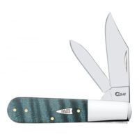 Case Smooth Turquoise Curly Maple Barlow Folding Knive