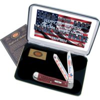 Case Star Spangled Banner Trapper Folding Knife