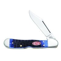 Case Copperlock Navy Blue Bone Folding Knife