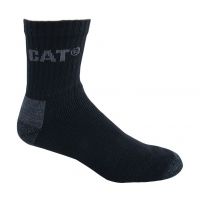 Caterpillar Mens All Season Work Quarter Sock 3-pack