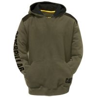 Caterpillar Logo Panel Hooded Sweatshirt